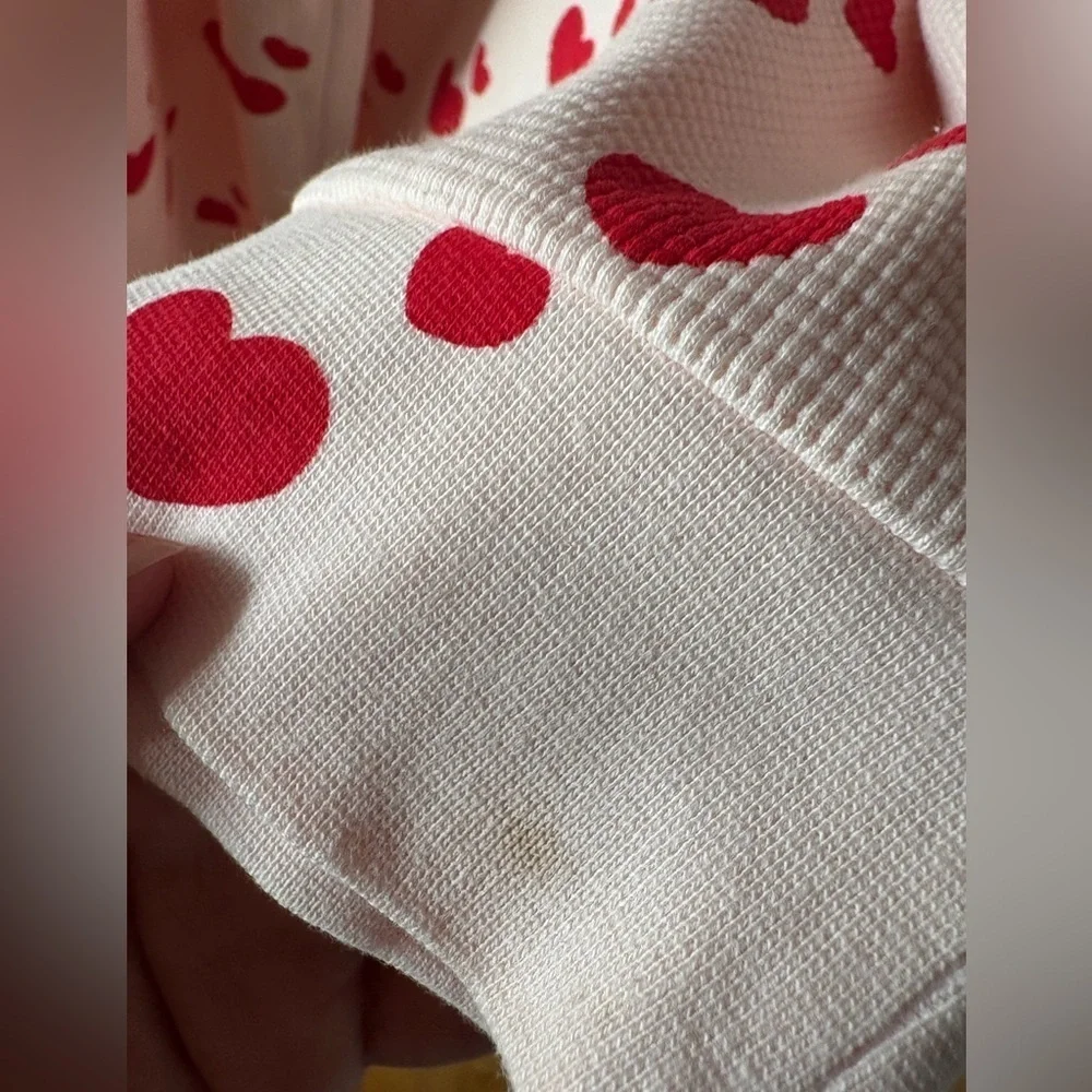 Monica + Andy Maternity hearts print pajamas - S - - Picture 5 of 5